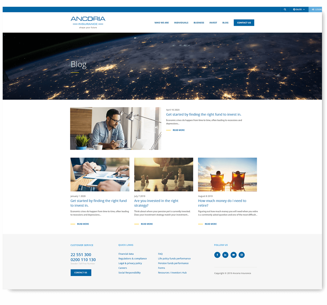 Ancoria Insurance project image